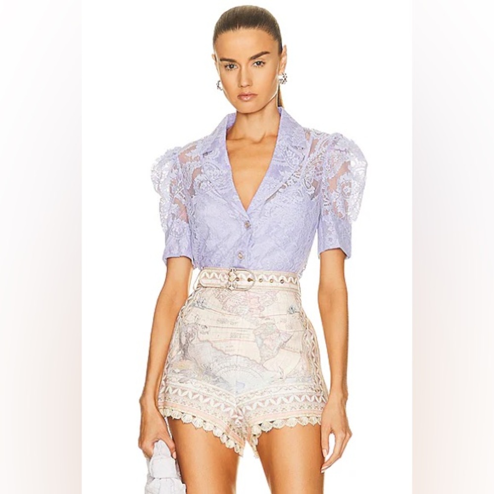 Zimmermann High Tide Lace Shirt